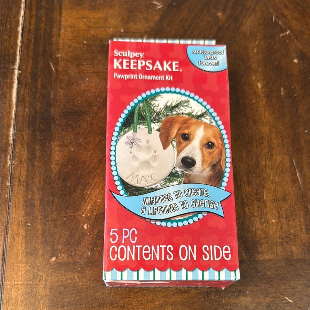 Sculpey Pawprint Ornament Kit